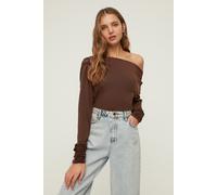 Trendyol Women's Puffed/Ruffle Sleeve Straight Bluse S