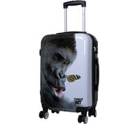 Trendyshop365 Handgepäck Koffer Hartschale klein 57 cm - Gorilla Tier-Motiv