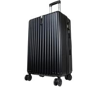 Trendyshop365 Hartschalenkoffer M Portofino 67cm 70 L +Dehnungsfuge 4 Rollen Schwarz