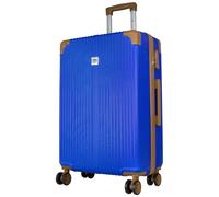 Trendyshop365 Koffer mittelgroß Hartschale Barbados 67cm 64 Liter 4 Rollen Blau