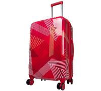 Trendyshop365 mittelgroßer Koffer Hartschale 66cm 74 Liter 4 Räder Zahlenschloss rot