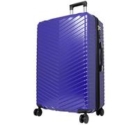 Trendyshop365 Reise-Koffer groß Hartschale Meran 76 cm 95 Liter 4 Räder TSA-Schloss Blau