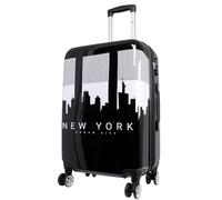 Trendyshop365 Reisetrolley Hartschale mittelgroß 67 cm - Manhattan