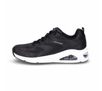 Skechers Damen Tres-air UNO Glit-airyTRES-AIR UNO GLIT-AIRY, Schwarzes Glitzer-Hot-Melt-Mesh, 41 EU