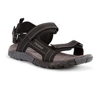Trespass Alderley Herren-Sandalen, offene Zehenpartie, Schwarz - Schwarz - Größe: 42 EU