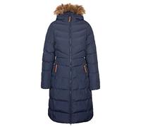 Trespass Damen Audrey Wasserdicht Gepolsterte Kapuzen-Langjacke Marineblau Blau M