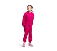 Trespass Button, Gerbera, 5/6, Wasserdichter Regenanzug mit Kapuze für Kinder / Unisex / Mädchen und Jungen, 5-6 Jahre, Rosa / Pink