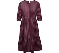 Trespass Helen Kurzarmkleid S Dark Cherry Check