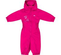 Trespass Unisex Kinder DRIPDROP Wasserdichter Regenanzug Mit Kapuze, Rosa (Gerbera), 12/18 Monate
