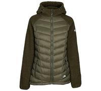 Trespass Gesteppte Sherpa-Jacke für Damen, mit kultivierter Kapuze und 2 Wando-Taschen, Dunkle Reverse, 38
