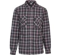 Trespass Hemd Rapeseed Mens Check Shirt Dark Grey Check-M