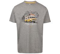 Trespass T-Shirt Tokso Casual Printed Tshirt Grey Marl-L