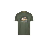 Trespass T-Shirt Tokso Casual Printed Tshirt Green Willow-L