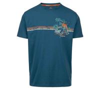 Trespass T-Shirt Zama Casual Printed Tshirt Bondi Blue-L