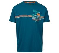 Trespass T-Shirt Zama Casual Printed Tshirt Bondi Blue-S