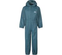 Trespass Kinder Regenset Button - Childs Unisex Rain Suit Teal-3/4