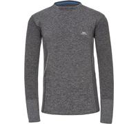 Trespass Longsleeve Timo - Male Active Top Tp75 Black Marl-L