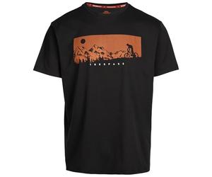 Trespass Nellow Biker-T-Shirt für Herren, Schwarz, Mittel