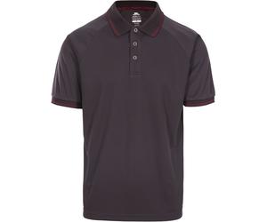 Trespass T-Shirt Bonington - Male Polo Top Tp100 Dark Grey-XS