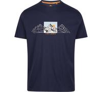 Trespass T-Shirt Grande Casual Printed Tshirt Navy-M