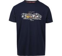 Trespass T-Shirt Horton Casual Printed Tshirt Navy-M