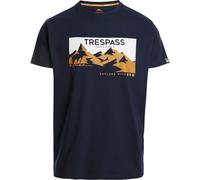 Trespass T-Shirt Nottaway Casual Printed Tshirt Navy-L