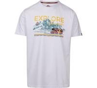 Trespass T-Shirt Thelon Casual Printed Tshirt White-XXL