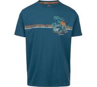 Trespass T-Shirt Zama Casual Printed Tshirt Bondi Blue-M