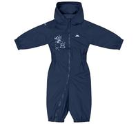Trespass Unisex Kinder DRIPDROP Wasserdichter Regenanzug Mit Kapuze, Blau (navy), 18-24 Monate