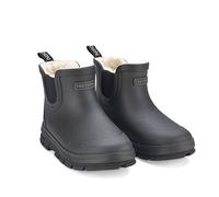 Tretorn AKTIV Chelsea Winter Kurzschaft Gummistiefel Wasserdicht Natürliches Gummi Kinder, Schwarz - Größe: 34