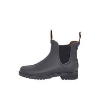 Tretorn Chelsea Classic Kurzschaft Gummistiefel Wasserdicht Natürliches Gummi Unisex (42, Schwarz)