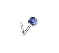 Treuheld® Nasenpiercing mit Edelstein | 8 Farben | Nasenstecker [06.] - Sodalith