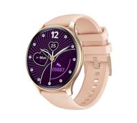 Trevi T-FIT 235A Smartwatch mit 1,43 Zoll AMOLED Display, Smart Uhr mit kabelloser Anruffunktion, Kontrolle von Training und Wellness, Schlafüberwachung, IP67, Gold