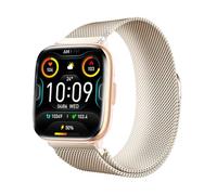 Trevi T-FIT 265A Smartwatch mit 1,75 Zoll AMOLED-Display, Always On Full Touch, kabellose Anrufe, Schlafüberwachung, Schritte, Herzfrequenz, Fitness-Tracker, wasserdicht IP67, Gold
