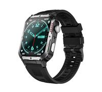 Trevi T-FIT 500 S Smartwatch mit 2,06 Zoll AMOLED-Display, Always On Full Touch, kabellose Anrufe, Schlafüberwachung, Schritte, Herzfrequenz, Fitness-Tracker, wasserdicht, Silber