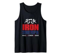 TRI Sherpa Inspiriert vom Triathlon-Triathlon - Haul Cheer Beer Tank Top