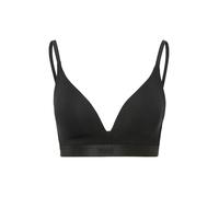 Triangel-BH BOSS "TRIANGLE PADDED BEA", Damen, Gr. XXL, N-Gr, schwarz (schwarz 001), Single Jersey, Obermaterial: 53% Baumwolle, 35% Modal, 12% Elasthan, unifarben, Basic, körpernah, BHs Triangel-BH,
