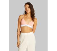 Triangel-BH "LGHT LINED TRIANGLE", Damen, Gr. XL (42), N-Gr, melon frenzy, Obermaterial: 53% Baumwolle, 35% Modal, 12% Elasthan, CALVIN KLEIN UNDERWEAR, körpernah, BHs Triangel-BH, mit CK-Logo am Bund