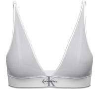Triangel-BH "LIGHTLY LINED TRIANGLE", Damen, Gr. L (40), N-Gr, weiß, Jersey, Obermaterial: 92% Polyester, 8% Elasthan, CALVIN KLEIN UNDERWEAR, unifarben, körpernah, BHs Triangel-BH, Körpernahe Passfor