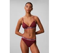 Triangel-BH "LIGHTLY LINED TRIANGLE", Damen, Gr. M (38), N-Gr, rot (established rot), Jersey, Obermaterial: 53% Baumwolle, 35% Modal, 12% Elasthan, CALVIN KLEIN UNDERWEAR, unifarben, körpernah, BHs Tr