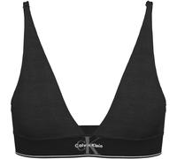 Triangel-BH "LIGHTLY LINED TRIANGLE", Damen, Gr. S (36), N-Gr, schwarz, Jersey, Obermaterial: 92% Polyester, 8% Elasthan, CALVIN KLEIN UNDERWEAR, unifarben, körpernah, BHs Triangel-BH, Körpernahe Pass