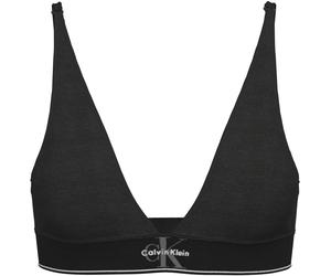 Triangel-BH "LIGHTLY LINED TRIANGLE", Damen, Gr. S (36), N-Gr, schwarz, Jersey, Obermaterial: 92% Polyester, 8% Elasthan, CALVIN KLEIN UNDERWEAR, unifarben, körpernah, BHs Triangel-BH, Körpernahe Pass