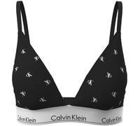 Triangel-BH "LIGHTLY LINED TRIANGLE", Damen, Gr. XL (42), N-Gr, diamond logo schwarz, Web, Obermaterial: 53% Baumwolle, 35% Modal, 12% Elasthan, CALVIN KLEIN UNDERWEAR, regular fit, BHs Triangel-BH, M