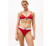 Triangel-BH "RP TRIANGLE (EXT. SIZE)", Damen, Gr. M (38), N-Gr, rot (primary rot), Jersey, Obermaterial: 90% Baumwolle, 10% Elasthan, TOMMY HILFIGER UNDERWEAR, kontrastfarbene Details, körpernah, BHs 