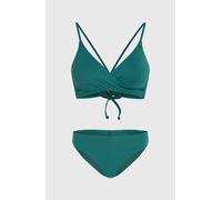 Triangel-Bikini O'NEILL "ESSENTIALS BAAY MAOI BIKINI SET", Damen, Gr. 38, N-Gr, botanical he, Obermaterial: 82% Polyamid, 18% Elasthan, Bikini-Sets Triangel-Bikini, Set mit 2 Teilen, Cups mit herausne