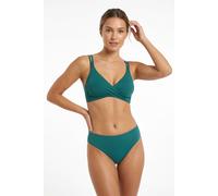 Triangel-Bikini O'NEILL "ESSENTIALS BAAY MAOI BIKINI SET", Damen, Gr. 40, N-Gr, grün (botanical he), Obermaterial: 82% Polyamid, 18% Elasthan, Bikini-Sets Triangel-Bikini, mit herausnehmbaren Pads (65