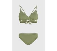 Triangel-Bikini O'NEILL "ESSENTIALS BAAY MAOI BIKINI SET", Damen, Gr. 42, N-Gr, avery fern, Obermaterial: 82% Polyamid, 18% Elasthan, Bikini-Sets Triangel-Bikini, Set mit 2 Teilen, Cups mit herausnehm