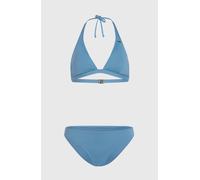 Triangel-Bikini O'NEILL "ESSENTIALS MARGA CRUZ BIKINI SET", Damen, Gr. 36, Cup B, copen blau, Obermaterial: 82% Polyamid, 18% Elasthan, Bikini-Sets Triangel-Bikini, 2-teiliges Set, mit herausnehmbaren