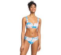 Triangel-Bikini ROXY "Roxy Love The Cocoa", Damen, Gr. XS, Cup B, blau (azure blau palm island), Obermaterial: 74% Nylon, 26% Elasthan;, Bikini-Sets Triangel-Bikini (66983819-XS)