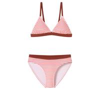 Triangel-Bikini Set Wirkware LSF40+ recycelt Streifen pink - Aqua 152